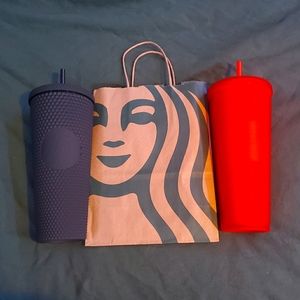 Limited Edition Starbucks Black & Red Tumbler
